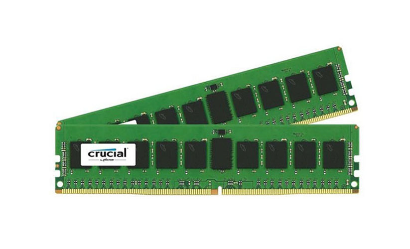 Crucial CT4359845 64GB Kit (2 x 32GB) DDR3-1333MHz PC3-10600 ECC Registered CL9 240-Pin DIMM 1.35V Low Voltage Quad Rank Memory Upgrade for Intel R2224BB4GCSAS